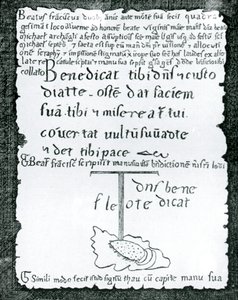 Scena della vita di San Francesco d