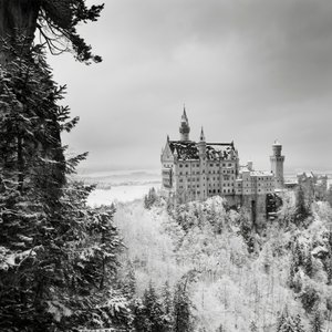 Schloss Neuschwanstein, Füssen, Germania da Leopold Blonder