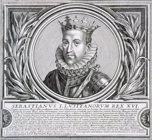 Sebastiano del Portogallo (litografia) da Unbekannt