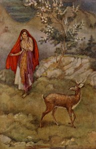 Sita trova il cervo magico da Unbekannter Künstler