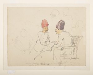 Schizzo di Sir Cowasji Jehangir da Unbekannter Künstler