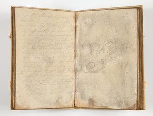 Album di schizzi con 22 fogli da Unbekannter Künstler