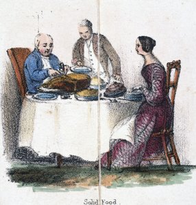 Cibo solido, c 1845 da Unbekannter Künstler