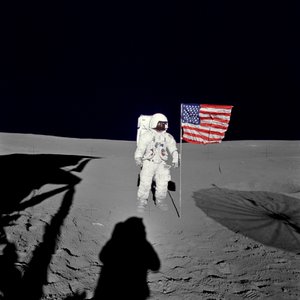 Passeggiata spaziale di Edgar Mitchell nella missione Apollo 14 da Unbekannt