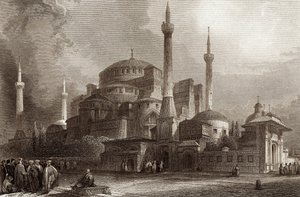 Santa Sofia / Hagia Sophia Costantinopoli da Unbekannter Künstler