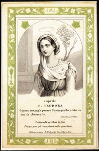 Santa Teodora, inizio XX secolo