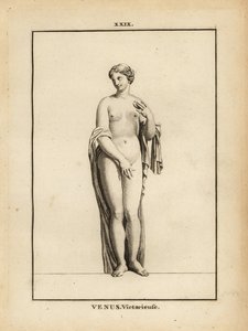 Statua di Venere Vincitrice, dea romana dell