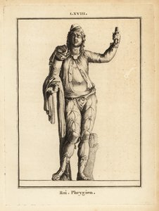 Statua di un re frigio