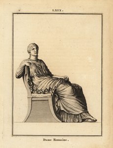 Statua di una donna romana