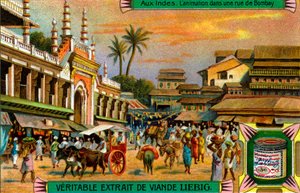 Vita di strada a Bombay, India da Unbekannter Künstler