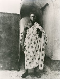 Il re Ashanti; Prempeh, inizio XX secolo da Unbekannt