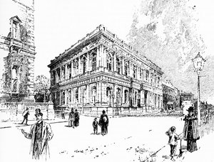 Il Carlton Club, Pall Mall, Londra da Unbekannter Künstler