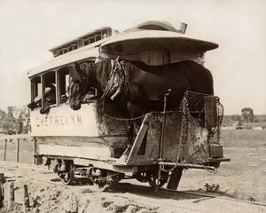 Il Carro di Cherrelyn, Denver, Colorado, c.1890 (foto in bianco e nero)
