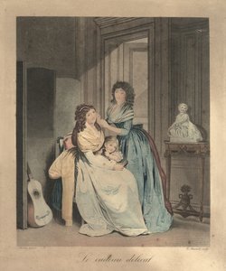 Il dono delicato, Parigi, c.1820 da Unbekannter Künstler