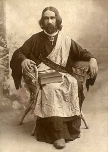Il Guaritore Divino Schrader, Temple, Texas, c.1888 (foto b/n)
