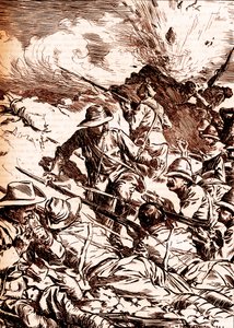 La fuga di Spion Kop da Unbekannter Künstler