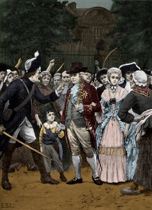La famiglia reale francese in viaggio verso l