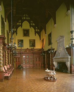 La grande sala, Burghley House, Stamford, Lincolnshire da Unbekannt