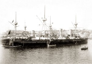 Il siluro italiano "Etna" circa 1885