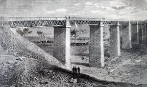 Il viadotto di Moorabool. da Unbekannt