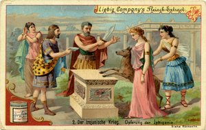 Le guerre troiane: il sacrificio di Ifigenia