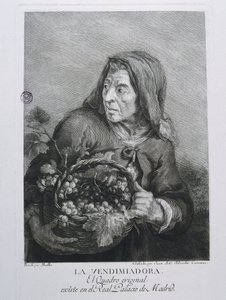 Il vendemmiatore, c.1770 (incisione) da Unbekannter Künstler