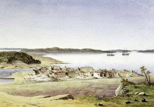 La fortezza di Bomarsund, sulle isole Aland (Finlandia), nell