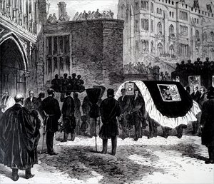 Il funerale di Henry John Temple, 3° Visconte Palmerston da Unbekannt