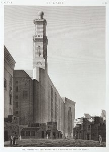 La moschea del Sultano Hassan, Cairo, Egitto, c. 1798 da Unbekannt