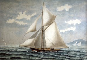 La barca a vela La Bettina, fine XIX secolo