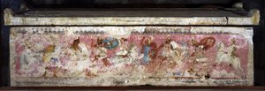 Sarcofago delle Amazzoni, decorato con scene di combattimento tra Greci e Amazzoni, da Tarquinia, IV secolo a.C. da Unbekannt