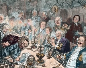 Il club del tabacco da Unbekannter Künstler