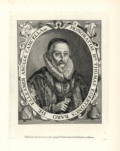Thomas Egerton (1540-1617) da Unbekannter Künstler