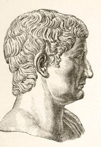 Tiberio Cesare Augusto (42 a.C. - 37 d.C.), secondo imperatore romano, nato Tiberio Claudio Nerone, da 
