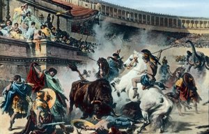 Torneo nel Colosseo da Unbekannter Künstler