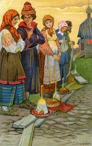 Celebrazioni tradizionali di Pasqua, Russia