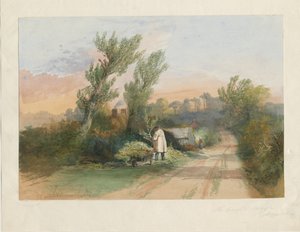 Trentham - "Il Ramo Verde": acquerello, nd [?19th cent] da Unbekannt