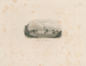 Trentham Hall: incisione in acciaio da Unbekannt