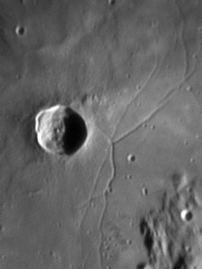 Cratere Triesnecker e Rille