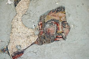 Due atleti, mosaico da Samandagi, Turchia