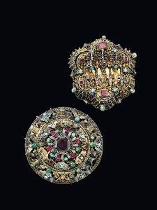 Due rosette da petto, Nagyszeben, c.1675-1700 da Unbekannt