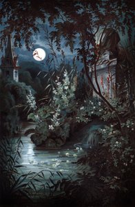Undine, c.1900 (illustrazione) da Unbekannter Künstler
