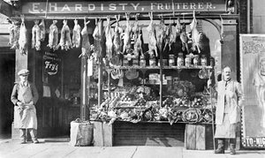 Negozio di frutta e verdura di Hardisty - c1914 da Unbekannt
