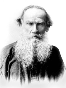 Scrittore russo Lev Tolstoj da Unbekannt