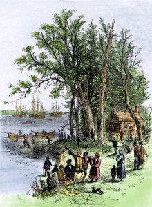 Stati Uniti, Stato della Pennsylvania: Sbarco di William Penn nella colonia della Pennsylvania a Filadelfia