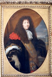 Palazzo di Versailles. Re Luigi XIV (1638 - 1715) da Unbekannter Künstler
