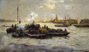 Veduta di Limehouse, Inghilterra, con una descrizione dell