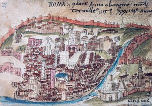 Veduta di Roma (dettaglio)
