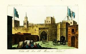 Veduta del Beb-kar, Porta della Marina a Tunisi, Tunisia da Unbekannt