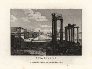 Vista del Foro Romano, Forum Romanum, Roma